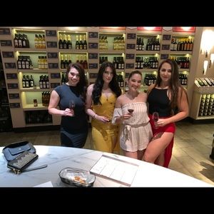 Mustard Asymmetrical Button Dress